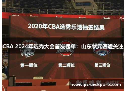 CBA 2024年选秀大会首发榜单：山东状元签遭关注